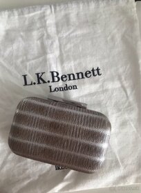 LK Bennett clutch silver-nude - 6