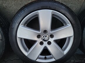 17" ALU 5x112 orig VW Volkswagen + letné pneu Barum 225/45 - 6