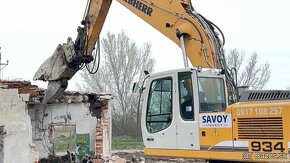 drvenie stavebnej sute, zemné a búracie práce, JCB 4CX - 6