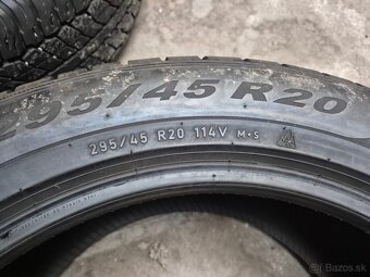 295/45 r20 zimné 2 ks PIRELLI dezén 6,6 mm DOT2020 - 6