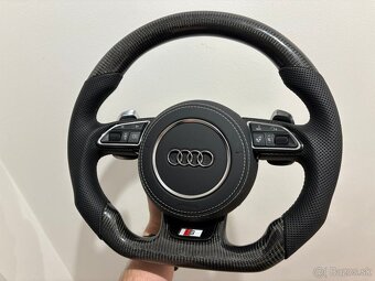 AUDI RS VYHRIEVANY KARBONOVY VOLANT S RS PADLAMI - 6