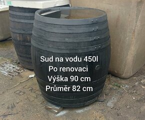 Predám drevené sudy a káde 100l - 2000l - 6