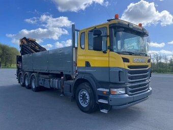 9467 Scania G 400 - 8x4 – Valník + HR-Effer  650 + Jib – EUR - 6