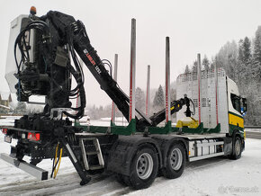 Scania R580 6x4 Lesovoz HR Loglift 125Z s kabínou - 6