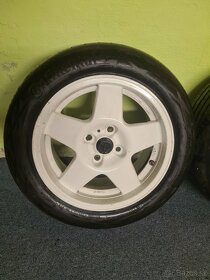 Alu 4x100 R16+pneu Continental 205/55R16 letné - 6