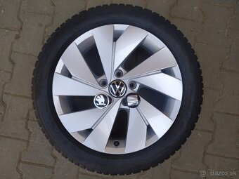 Orig. sada VW, Škoda, Seat, Audi 5x112 R17 + pneu 205/50 R17 - 6