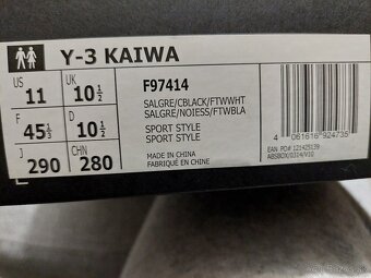 Pánske tenisky Adidas Y-3 KAIWA 45 1/3 - 6