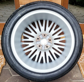 alu R17 5x110, orig. Alfa Romeo Giulietta, letné pneu 225/45 - 6