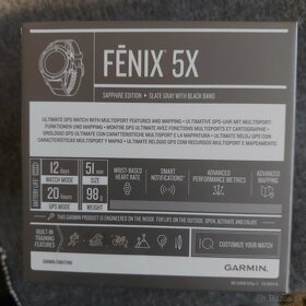 Garmin Fenix 5X Sapphire - 6