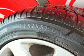 Alu Kola 17 5x112 Audi VW Seat Škoda Zimní Pneu 215/55R17 - 6