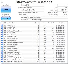 3,5" HDD Seagate Barracuda / Skyhawk / IronWolf 2TB - 6