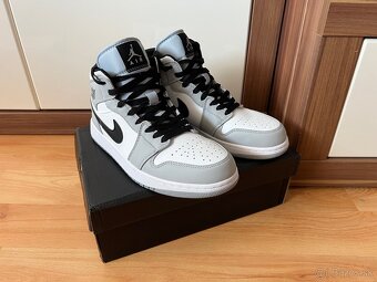 Nike air jordan 1 mid smoke gray - 6