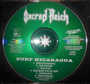 CD Sacred Reich – Surf Nicaragua 1988 - 6