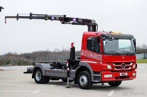 MERCEDES ATEGO 1224 NOVÝ HÁKOVÝ NOSIČ KONTAJNEROV+ HYDR.RUKA - 6