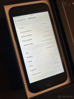 iPhone 7 32GB jet black - 100% batéria - 6