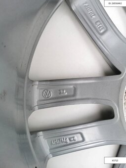 VW Original alu disky SALVADOR R17 7X17 ET49 5X112 1223 - 6