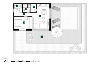 RADO | GreenResidence 2-izbový byt 54,51m2 + predzáhradka |  - 6