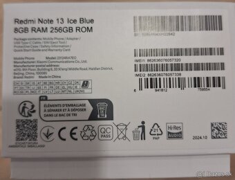 Xiaomi Redmi Note 13 8/256GB Ice Blue nepoužívaný - 6