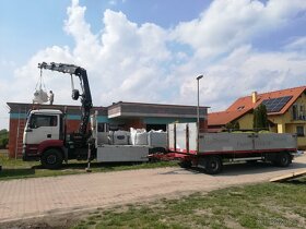 Autodoprava s hydraulickou rukou, odťahová služba. - 6