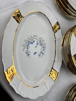 Luxusná vintage porcelánová obedová súprava - 6