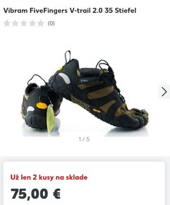 Bežecké tenisky FiveFingers V-trial 2.0 Vibram - 6