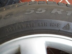 BMW kolesá 7Jx16 H2, ET47, 5x120, 205/55 R16 91H - 6