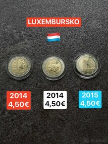 Luxembursko - 2 eurové mince - 6