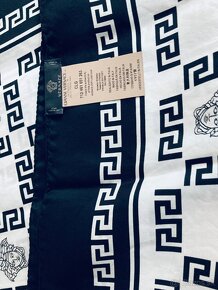 VERSACE šál - 100% hodváb - Made In Italy - 6