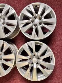 5x108 R17 Orig. alu disky Peugeot 3008 - 5008 / ET 42 - 6