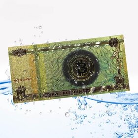 Originálna zberateľská pamätná bankovka - 1 ₿ - 6