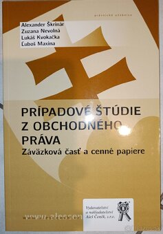 Právnická literatúra a učebnice k VŠ právo - 6