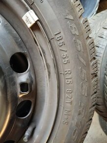 Sada diskov 5x100 6JX15 zimne pneu. 185/55R 15 SKODA - 6