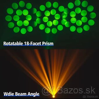 GOBO rotačné hlavy 100W RGBW-LED. - 6