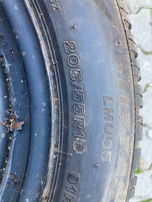 Zimné gumy na diskoch 205/55 r16 5x112 - 6