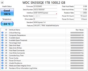 Externý SSD disk Sandisk / WD / Crucial / Intenso 1TB - 6