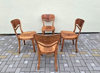 Luxusní prvorepublikové židle THONET 4ks - 6