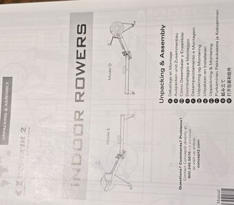 Veslovací trenažér Indoor Rowers Concept 2 - 6