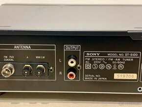 SONY ST-S120 …. FM/AM stereo tuner - 6