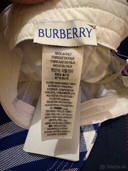 Predám novú šiltovku Burberry (modrá) - 6