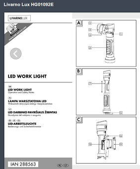 Pracovna LED lampa LIVARNO LUX HG01092E - 6