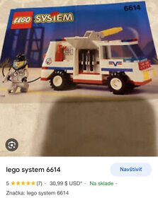 - - - LEGO System - Hasicske auto / Fire Truck (6614) - - - - 6