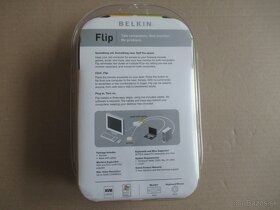 Belkin Flip F1DF102P KVM switch pre 2 počítače na 1 monitor - 6