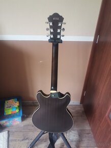 Ibanez AS53-TKF Transparent Black Flat Semiakustická gitara - 6