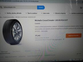 14" alu CITROEN,PEUGEOT,TOYOTA,HYUNDAI + celoročné pneu. - 6