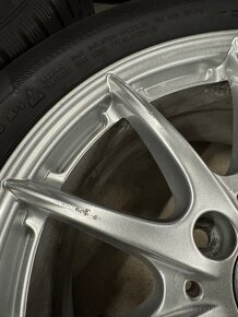 hliníkové disky mercedes r16, zimné pneumatiky 225/55r16 - 6