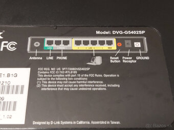 Router D-Link DVG-G5402SP voip - 6