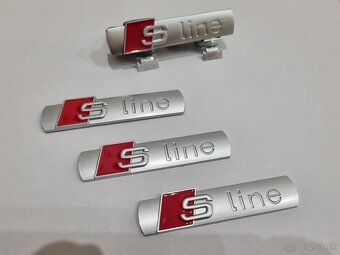 Sline napisy AUDI S line plaketky - 6