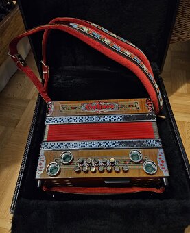 Harmonika - heligonka Hohner Alpina III GCF TOP STAV  - 6