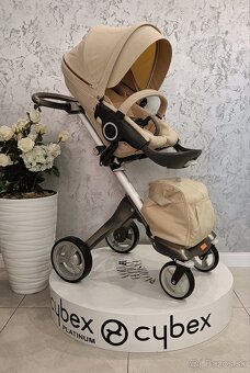 TROJKOMBINÁCIA LUXUSNÉ STOKKE XPLORY BEIGE MELANGE - 6