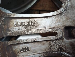 Orig.hlinikove disky Opel-Astra -6,5Jx16-ET-39-5x110 - 6